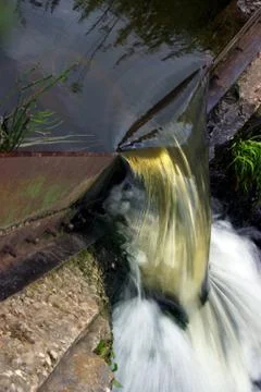 Waterfall in a forest Stock Photos