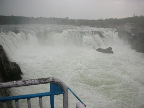 A waterfall in the forest Stock Photos
