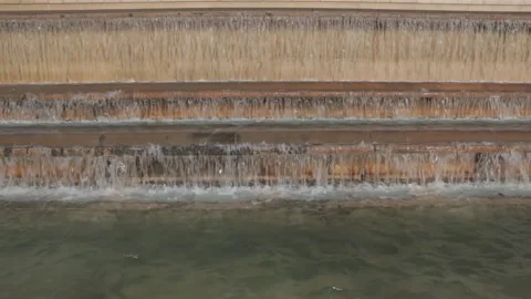 Waterfall Fountain Texture Stock Footage 232481522