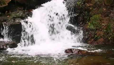 Waterfall fresh vibe Stock Footage 227358405