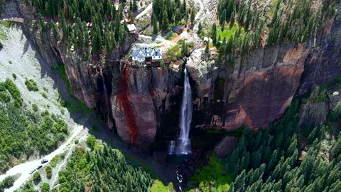 WaterFall, Generic 10 Second Roll, Telluride CO - 4K Stock Footage 163256916