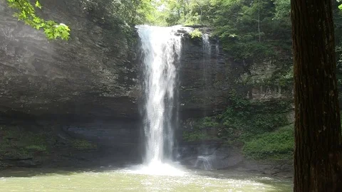 Waterfall in Georgia Stock Footage 91946852