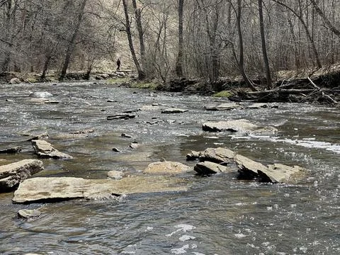 Waterfall Glen Stream Stock Photos