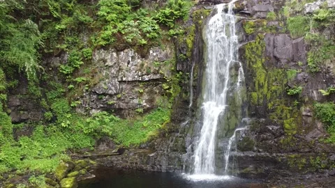 Waterfall at Glenashadale, Isle of Arran Stock Footage 159477023