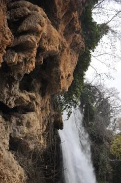 Waterfall in Greece Stock Photos