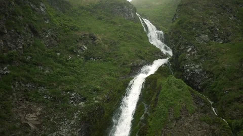 Waterfall in Green Mountain Stock Footage 76165031