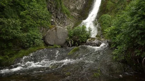 Waterfall in Green Mountain Stock-Footage 80404390