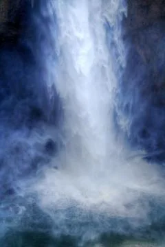 Waterfall in hdr Stock Photos