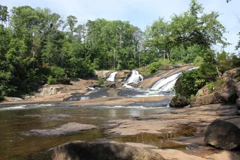 Waterfall at High Falls Foto stock