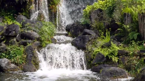 Waterfall High Shutter Speed Stock Footage 47273742
