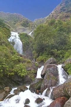 Waterfall in Himalayas Stock Photos