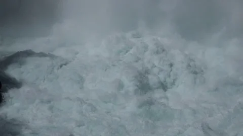 Waterfall in Huilo Huilo Stock Footage 83061203