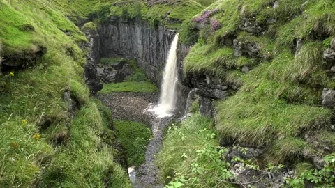 Waterfall - Hull Pot Pen-y-ghent Stock Footage