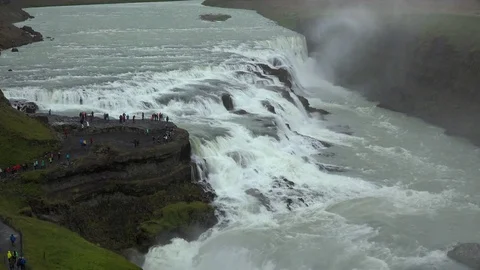 Waterfall in Iceland 12 Stock Footage 81276409