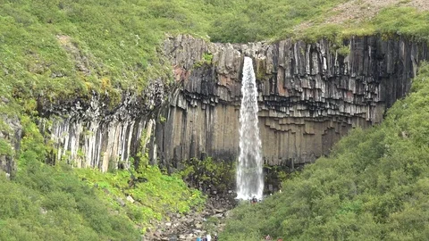 Waterfall in Iceland 2 Video stock 81274351