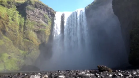 Waterfall in Iceland 7 Stock-Footage 81274297