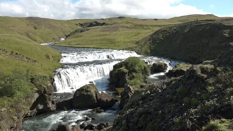 Waterfall in Iceland 8 Video stock 81274171
