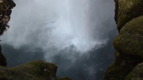 Waterfall Iceland 스톡 동영상 65344090