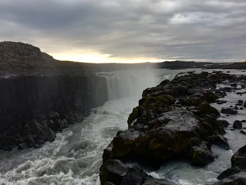 Waterfall in Iceland Stock Footage 78377874