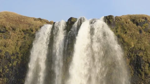 Waterfall in Iceland Stock Footage 91236959