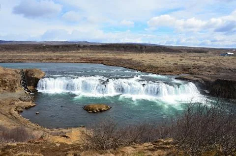 Waterfall in Iceland  Foto stock