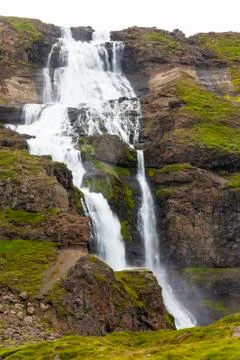 A waterfall in Iceland Stock Photos