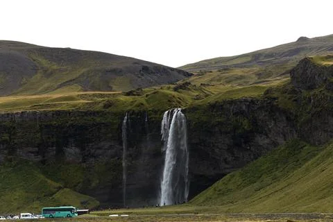 Waterfall in iceland Stock Photos