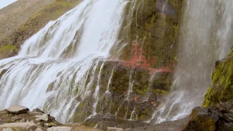 Waterfall, Iceland, summer Stock Footage 249208403