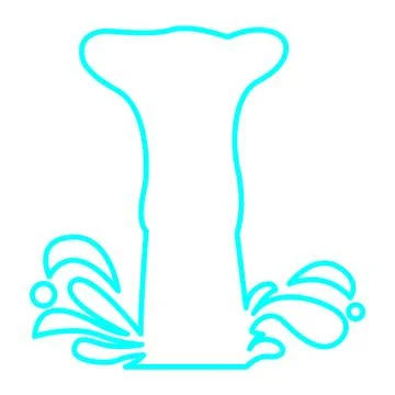 Waterfall Stock Illustration