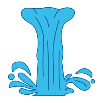 Waterfall 스톡 일러스트