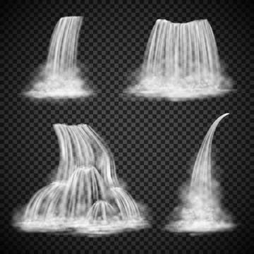 Waterfall Stock Illustration