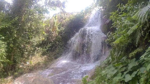 Waterfall in Indonesia Stock Footage 109224945
