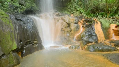 The waterfall of infernaccio 库存影片 138992142