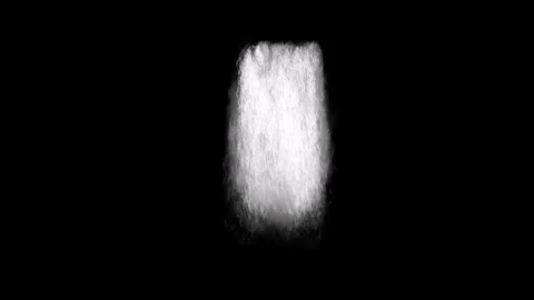 Waterfall isolated on black background stock video Footage Stock-Footage 311427166
