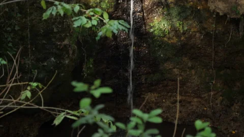 Waterfall in an italian forest Stock Footage 229658302
