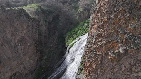 The waterfall of Jermuk 7 Stock Footage 337588683