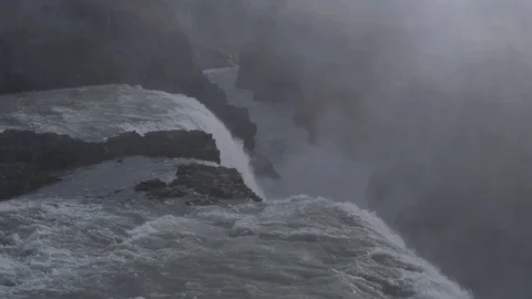 Waterfall Jokulsarlon Stock Footage 95628009