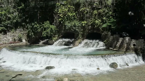 Waterfall in the jungle Stock Footage 49025052