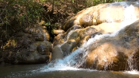 Waterfall, jungle Stock Footage 138752281