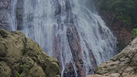 Waterfall in the jungle Stock Footage 172282696