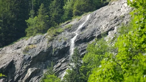 Waterfall of Kander River Video stock 198706164