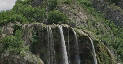 Waterfall Krcic bridge in Knin Stock-Footage 57839517