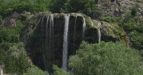 Waterfall Krcic in Knin Stock Footage 57835998