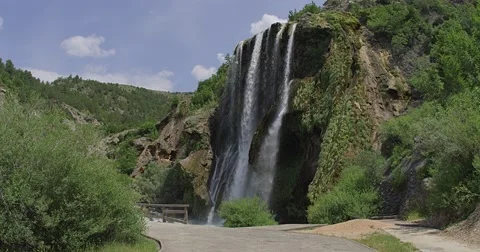 Waterfall Krcic in Knin Stock Footage 57837566