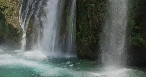Waterfall Krcic in Knin Stock Footage 57876527