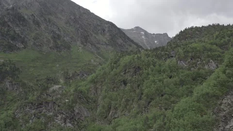 Waterfall of the  Lac d'Oo Stock Footage 305261253