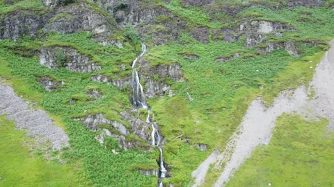 Waterfall in the Lake District Stock Footage 214778737
