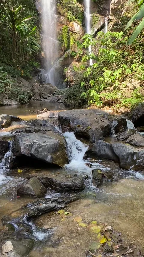 Waterfall, Lake Stock Footage 245221885