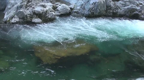 Waterfall Lake - Seamless Loop Stock Footage 30099429