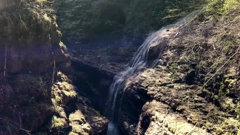 Waterfall landscape Stock Footage 308107102